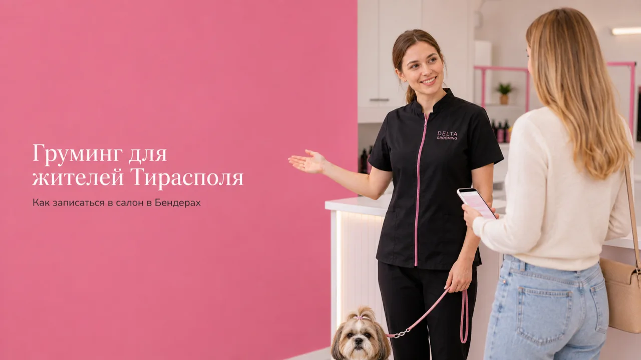 Груминг для жителей Тирасполя в DELTA GROOMING Бендеры