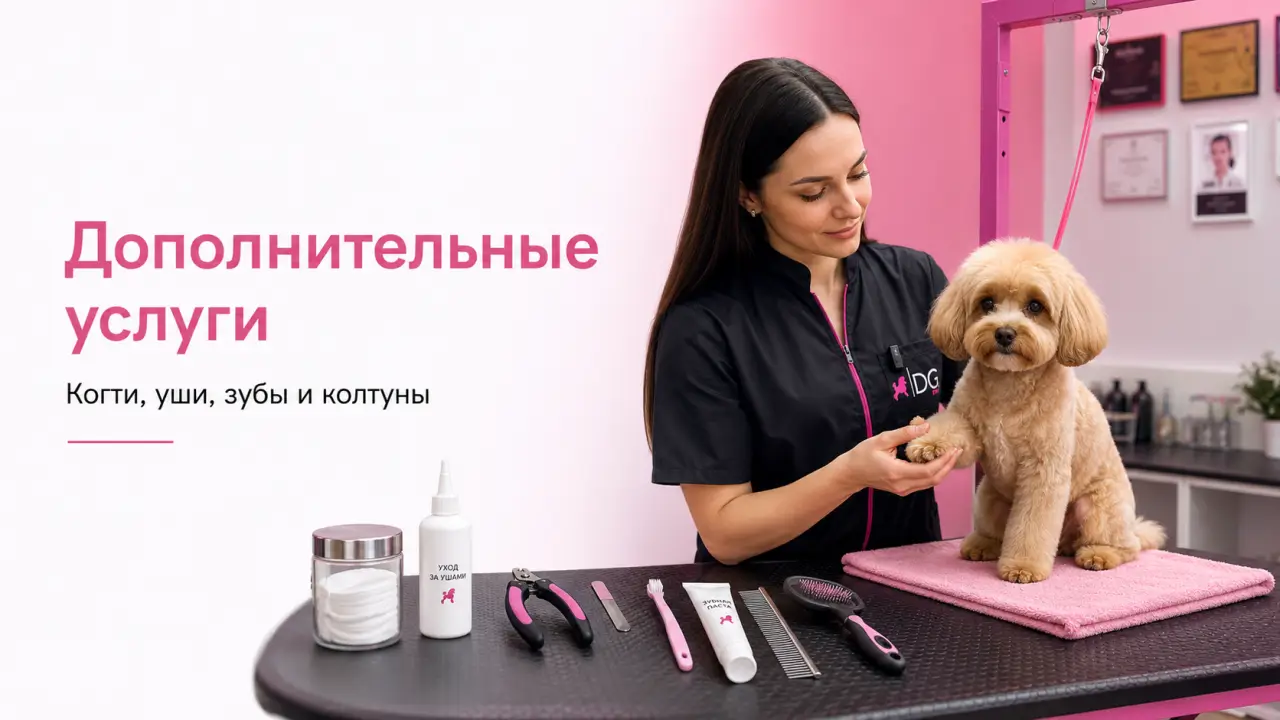 Обложка статьи о подготовке собаки к первому грумингу в DELTA GROOMING Бендеры