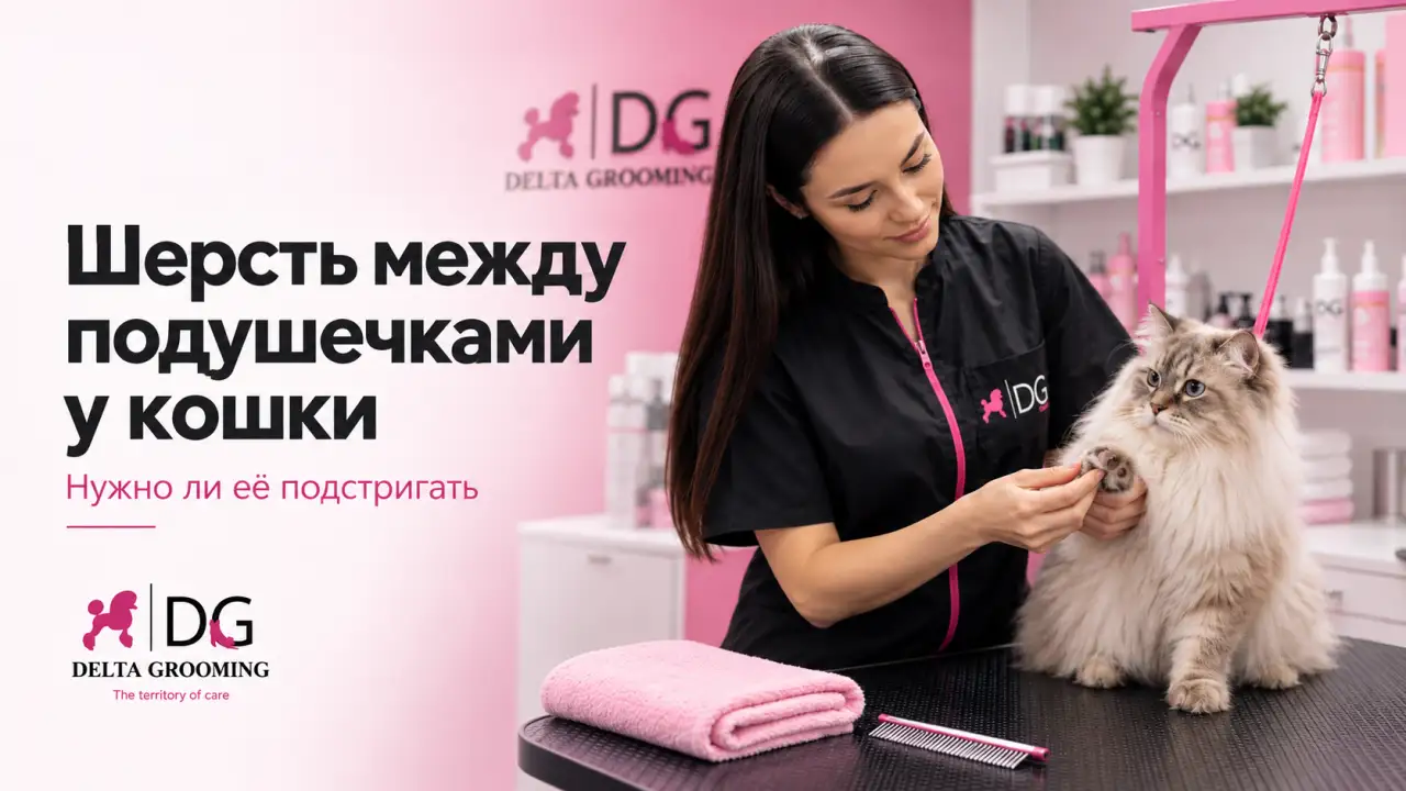 Нужно ли стричь шерсть между подушечками лап у кошки — DELTA GROOMING, Бендеры