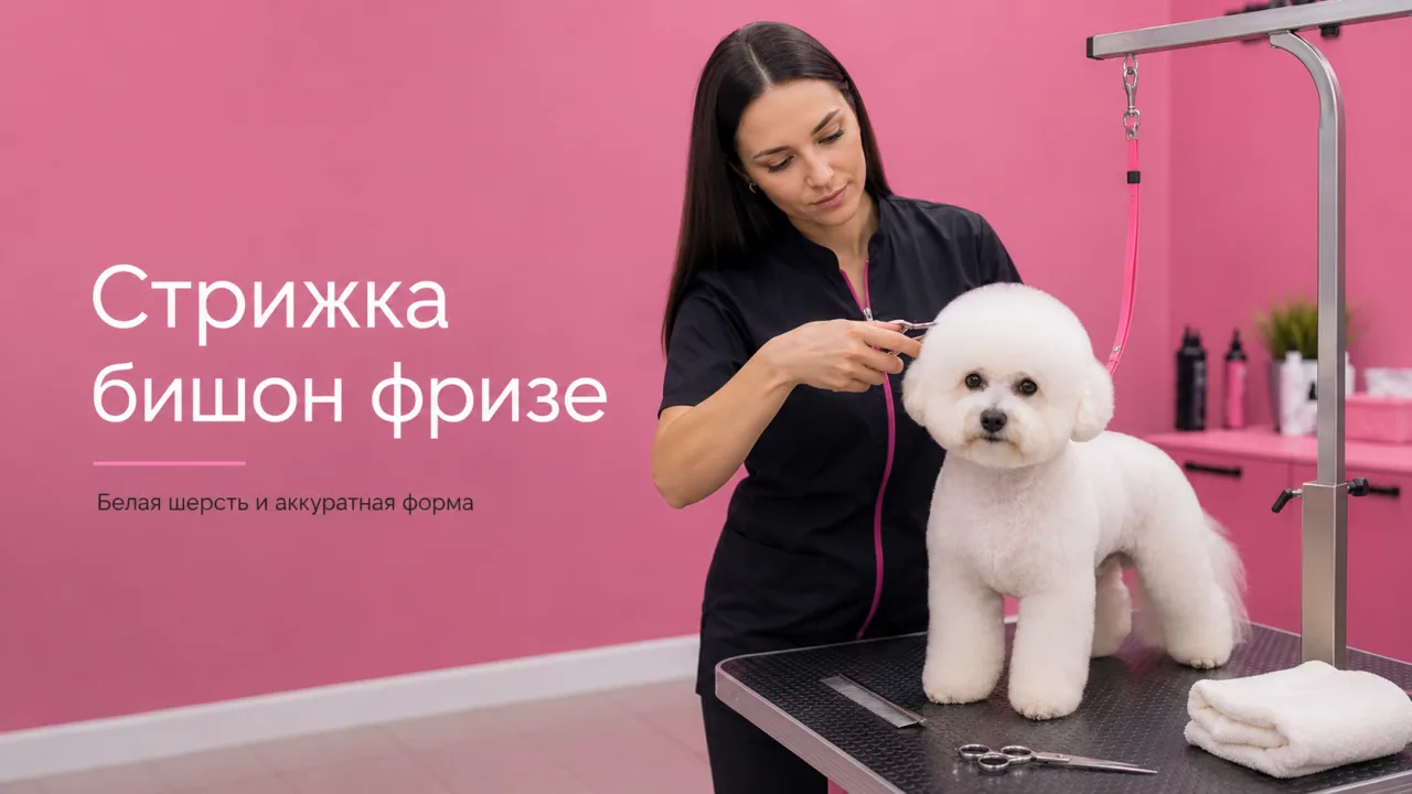 Обложка статьи стрижка бишон фризе груминг и уход за шерстью DELTA GROOMING Бендеры