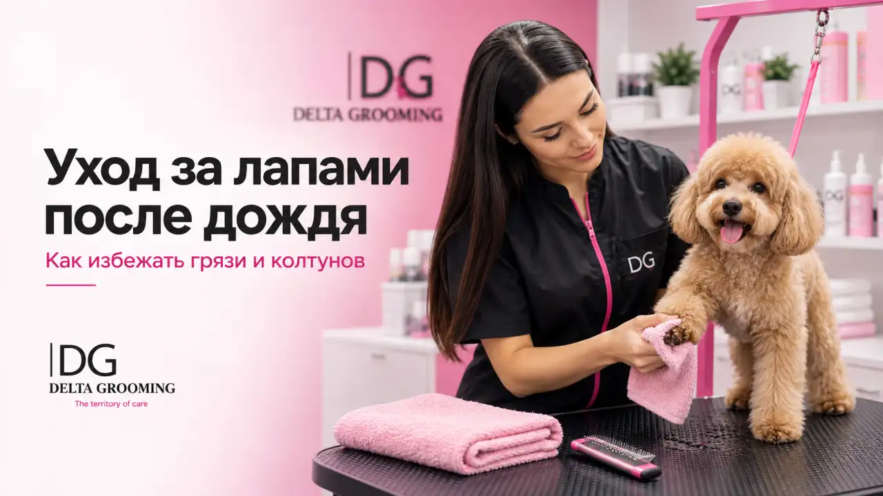Как ухаживать за лапами собаки после дождя и грязных прогулок — DELTA GROOMING, Бендеры